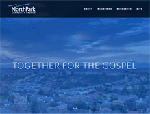 Tablet Screenshot of northpark.com